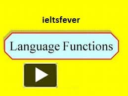 Language Functions English Grammar Ielts Exam