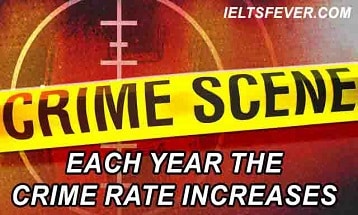 Each year the crime rate increases. What are the causes of crime and what could be done to prevent this rise in criminal activities