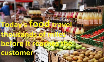 food travel thousands of miles before it reaches the customer