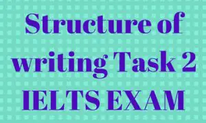 Structure of writing Task 2 ielts exam tips for students