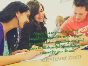 Research is an essential part of completing assignments. write a report
