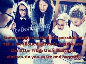 Some people say that in all levels of education, from primary schools