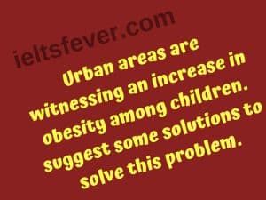 Urban areas are witnessing an increase in obesity among children