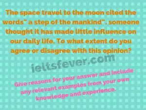 The space travel to the moon cited the words a step of the mankind