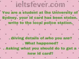 You are a student at the University of Sydney. your id card has been