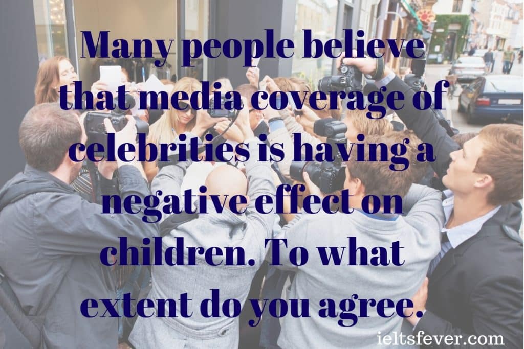 media coverage of celebrities is having a negative effect on children
