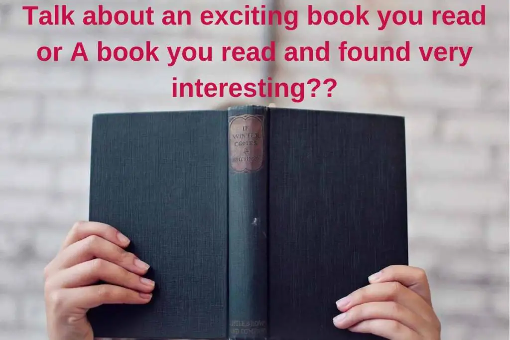 exciting book you read