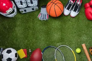 Some companies sponsor sports as a way to advertise themselves