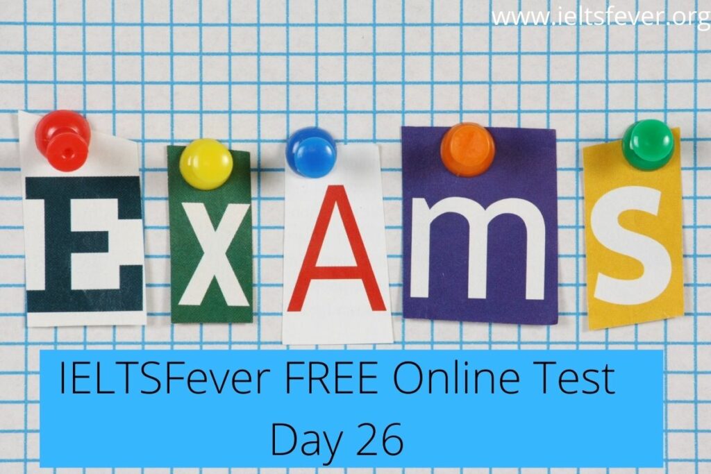 ELTSFever FREE Online Test Day 26(11-09-2020)
