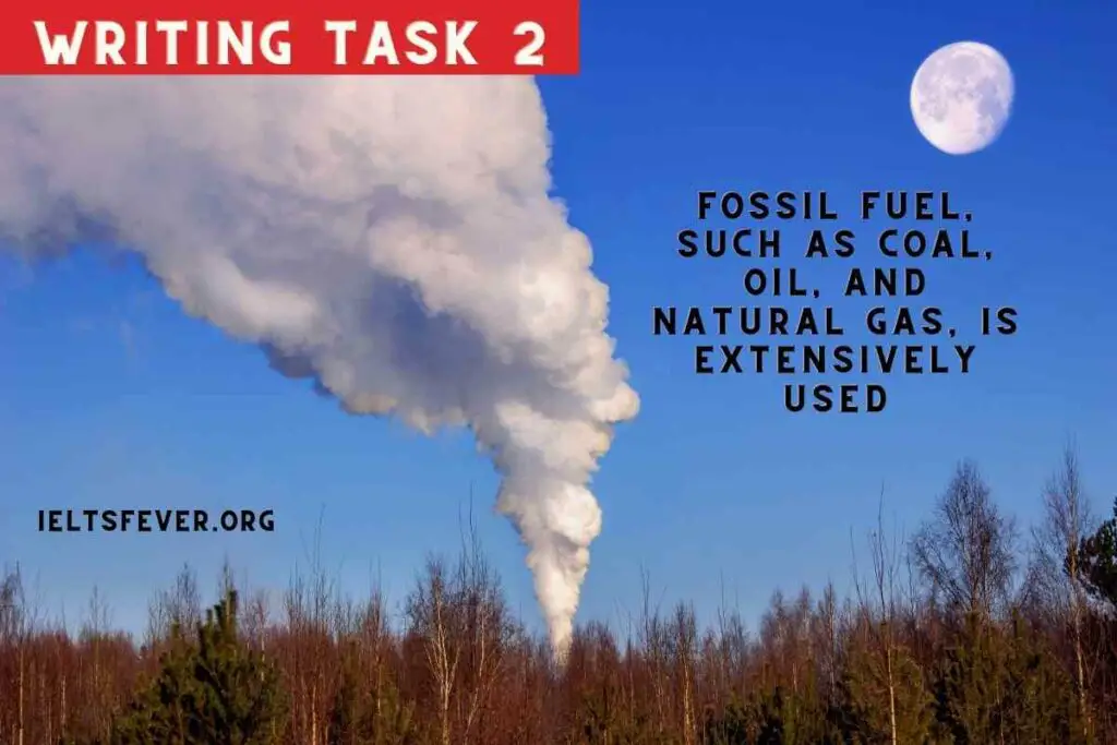Fossil fuel, such as coal, oil, and natural gas, is extensively used