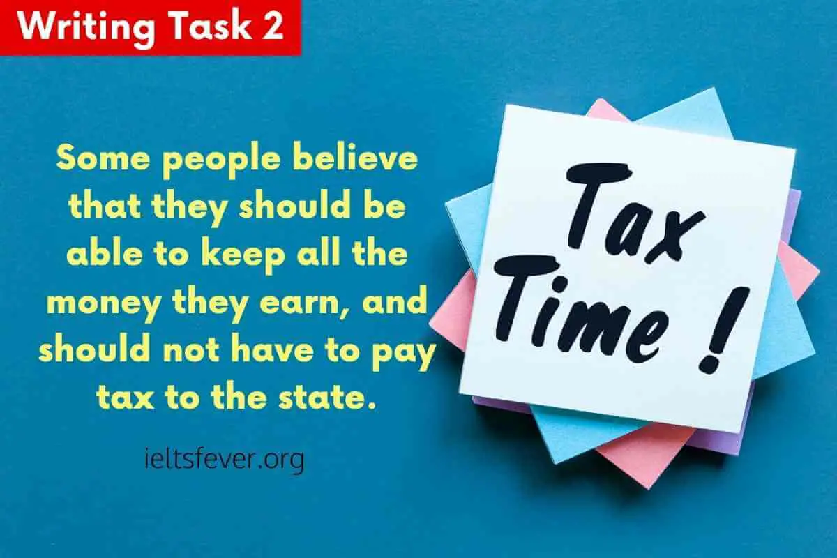 Some People believe that they should be able to keep all the money