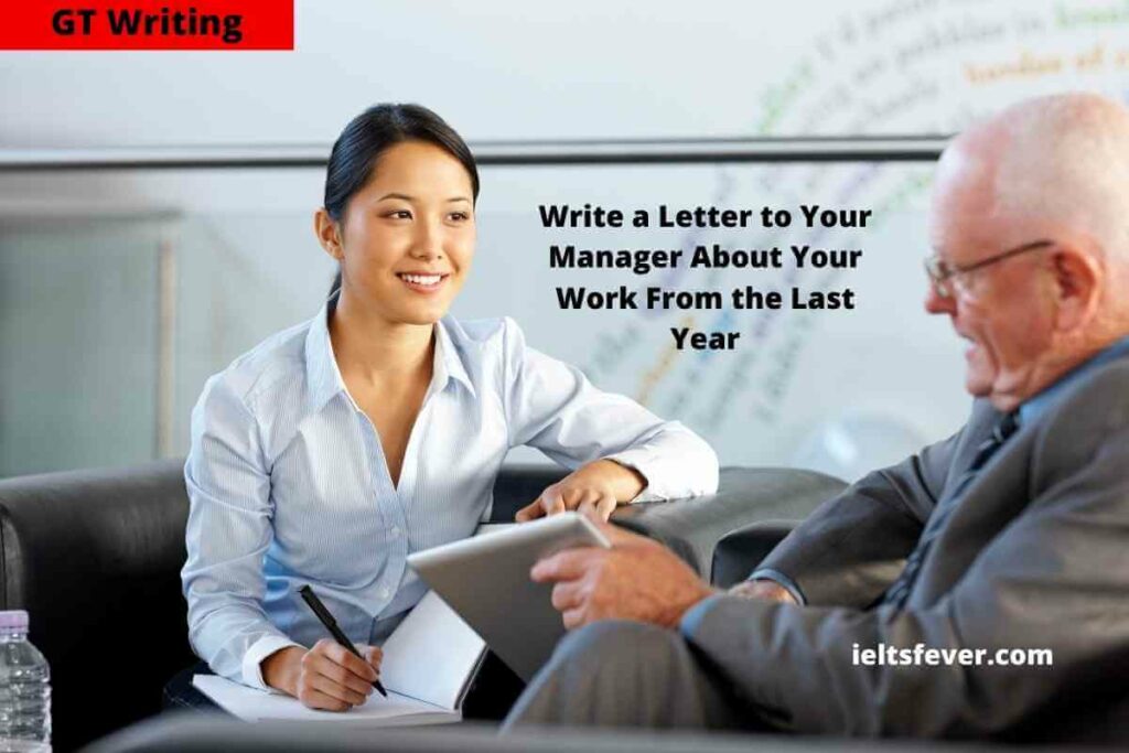 Write a Letter to Your Manager About Your Work From the Last Year