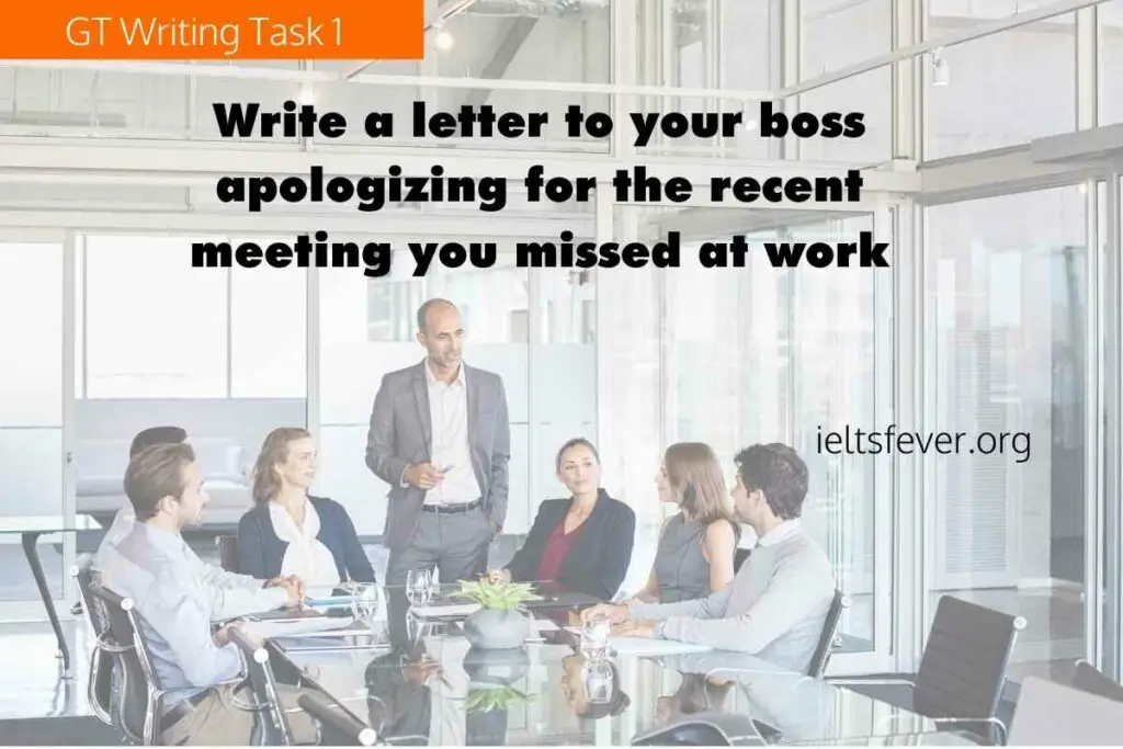 Write a letter to your boss apologizing for the recent meeting you missed at work