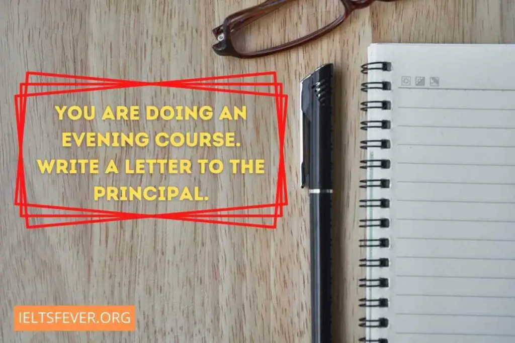 Letter to the Principal of Your School and Explain That the Course