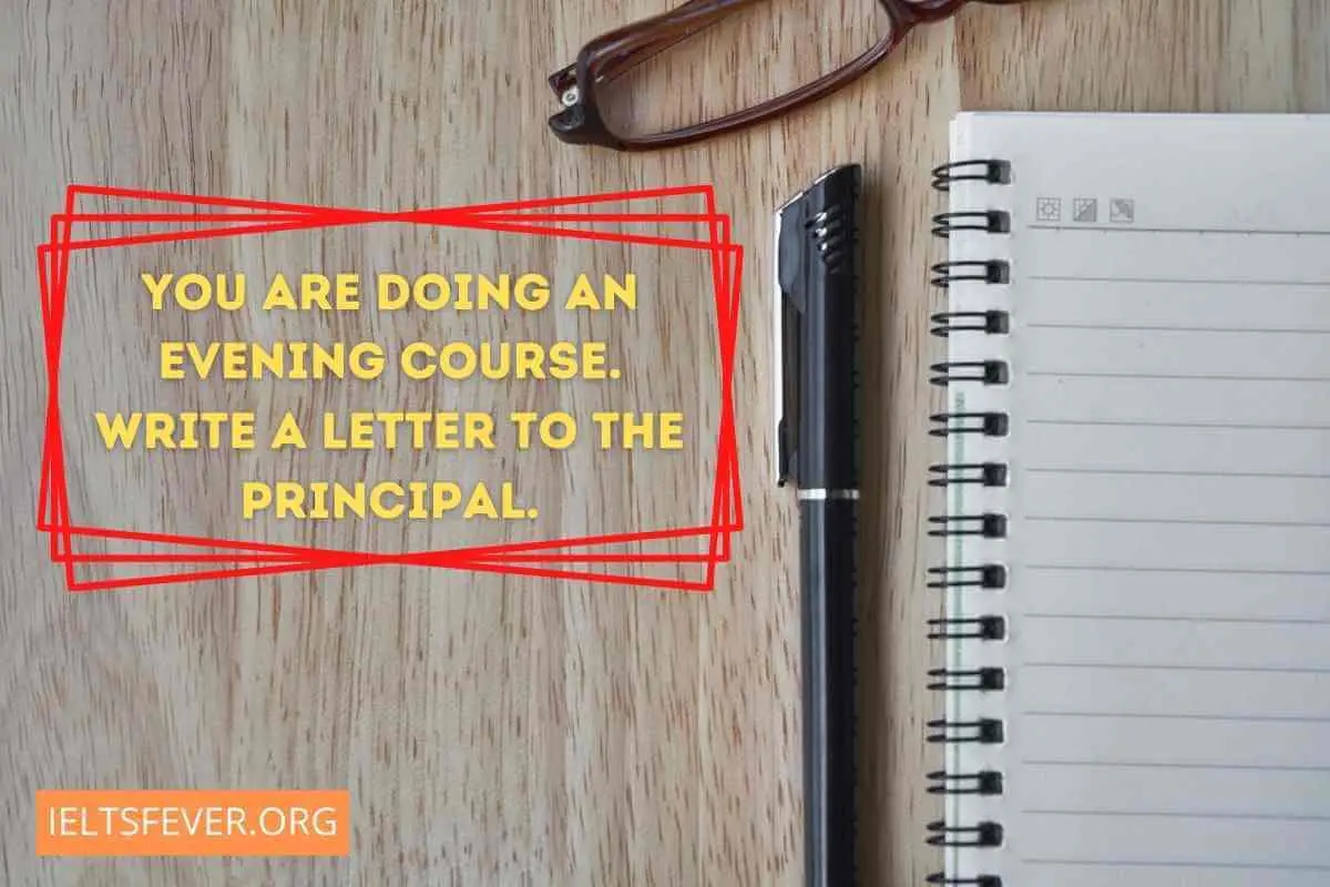 Letter to the Principal of Your School and Explain That the Course