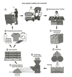 The Process for Recycling Plastic Bottles - IELTS Fever