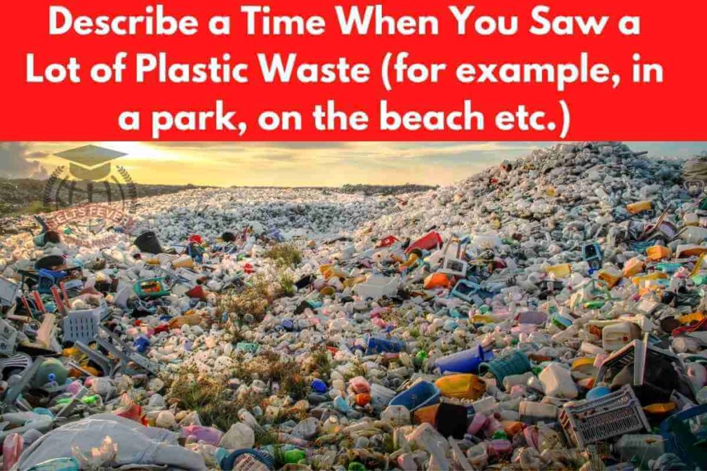 Describe a Time When You Saw a Lot of Plastic Waste (1)