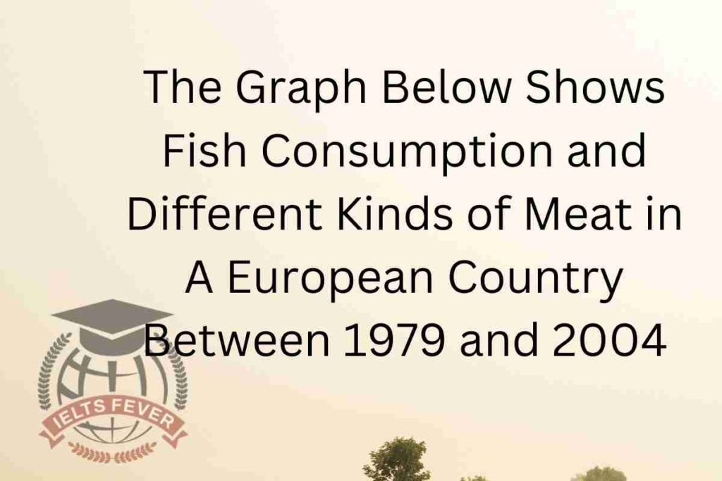 The Graph Below Shows Fish Consumption and Different Kinds of Meat in A European Country Between 1979 and 2004