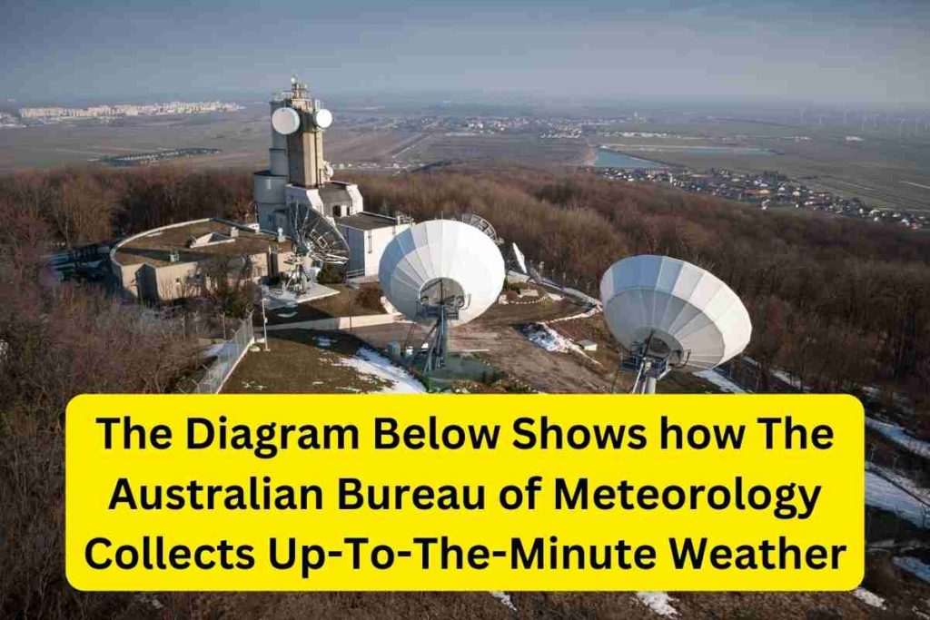 The Diagram Below Shows how The Australian Bureau of Meteorology Collects Up-To-The-Minute Weather