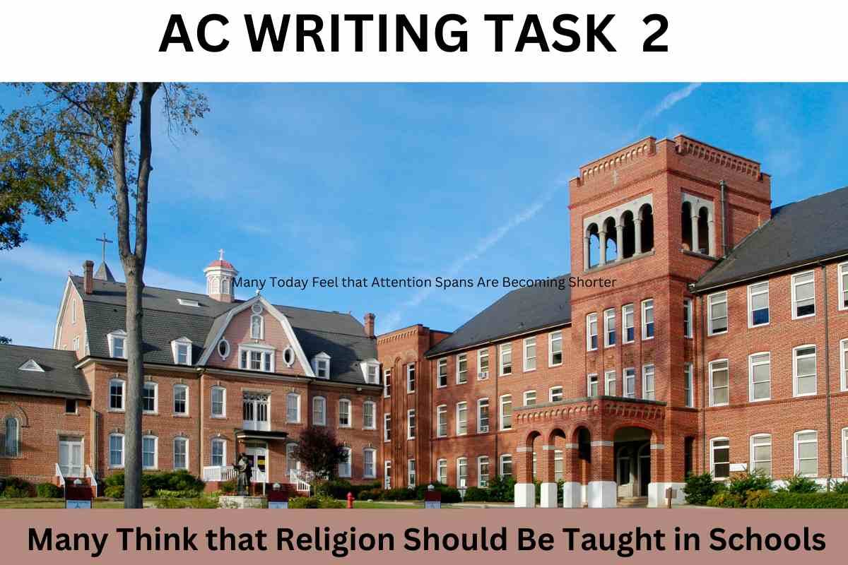 Many Think that Religion Should Be Taught in Schools: