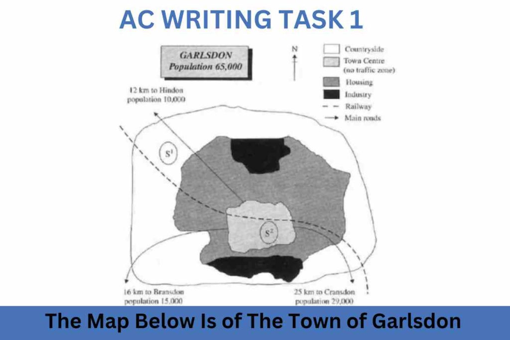 The Map Below Is of The Town of Garlsdon