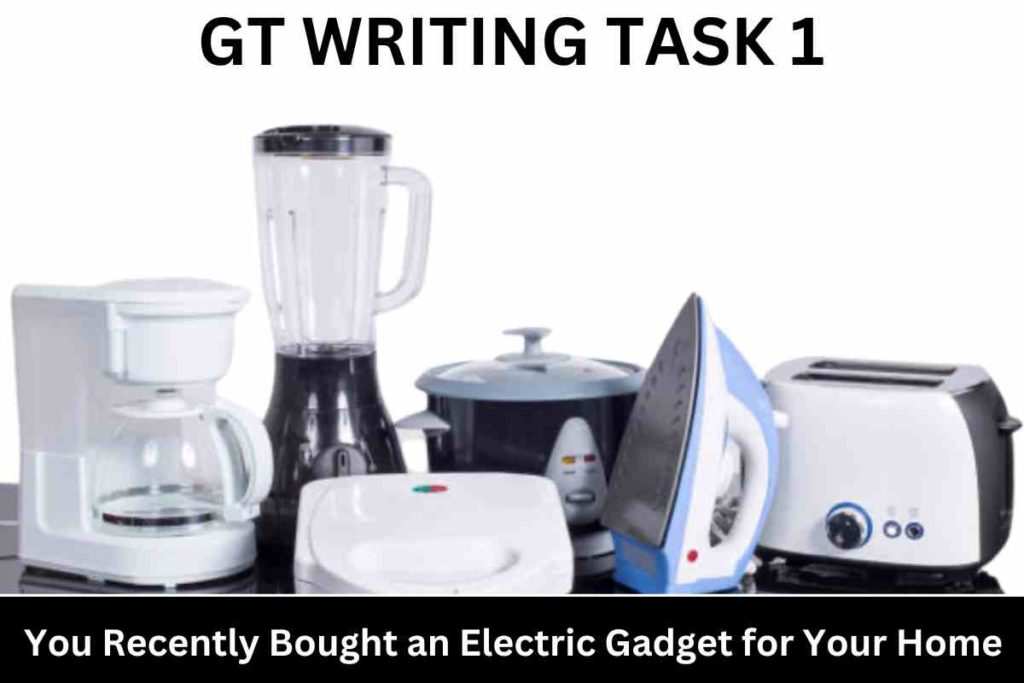 You Recently Bought an Electric Gadget for Your Home