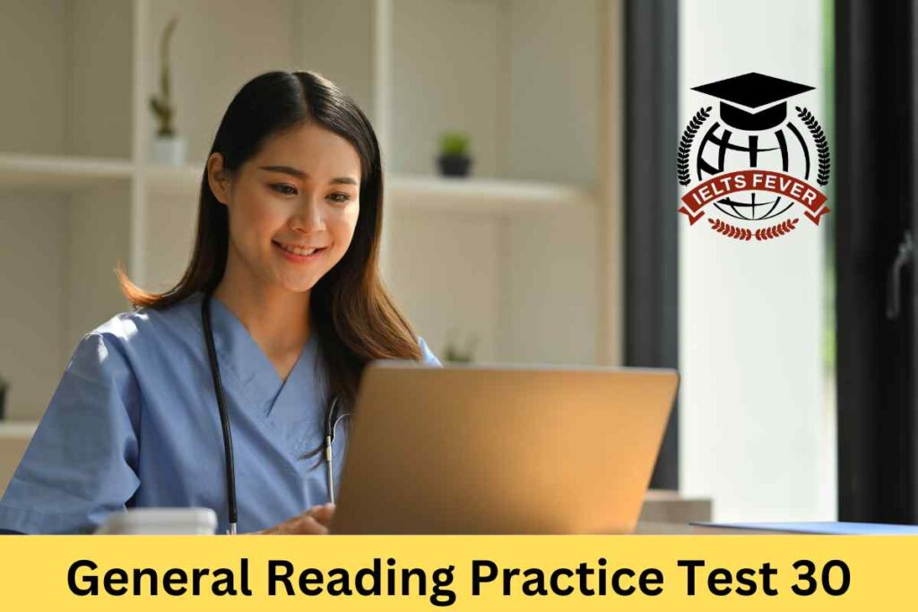General Reading Practice Test 30