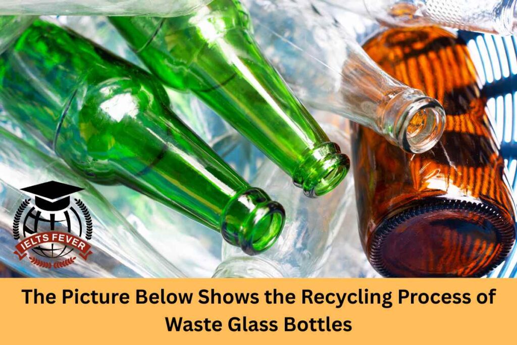 The Picture Below Shows the Recycling Process of Waste Glass Bottles