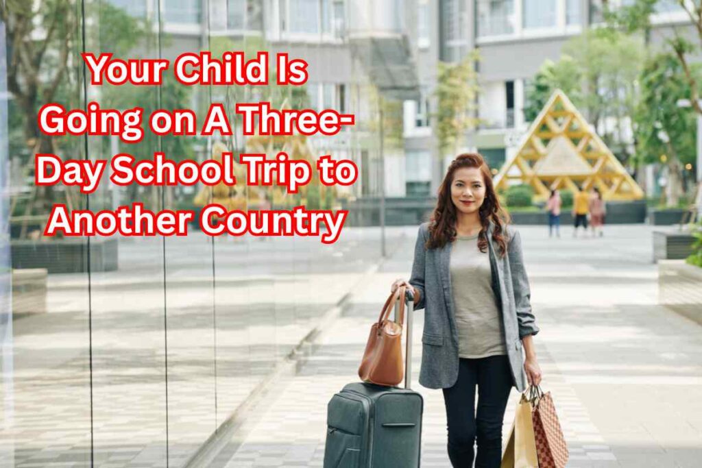 Your Child Is Going on A Three-Day School Trip to Another Country