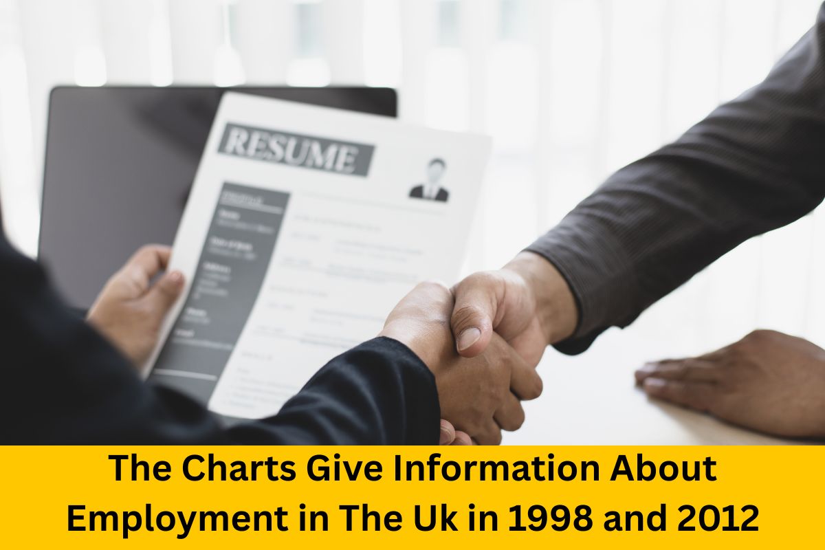 The Charts Give Information About Employment in The Uk in 1998 and 2012
