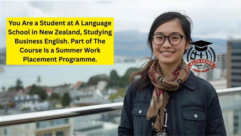 You Are a Student at A Language School in New Zealand